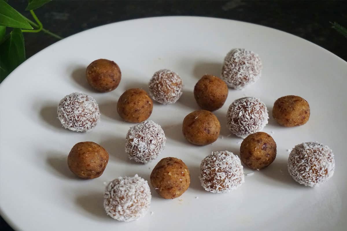 Vegan Salted Caramel Bliss Balls Recipe Cooking With Parita