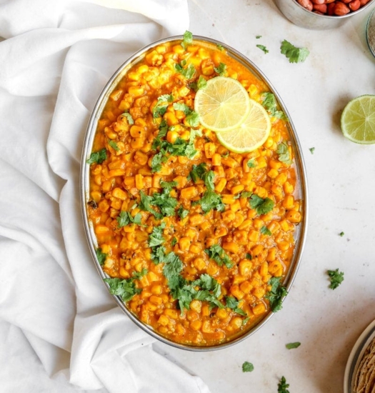 Image of Indian Sweetcorn and Peanut Curry