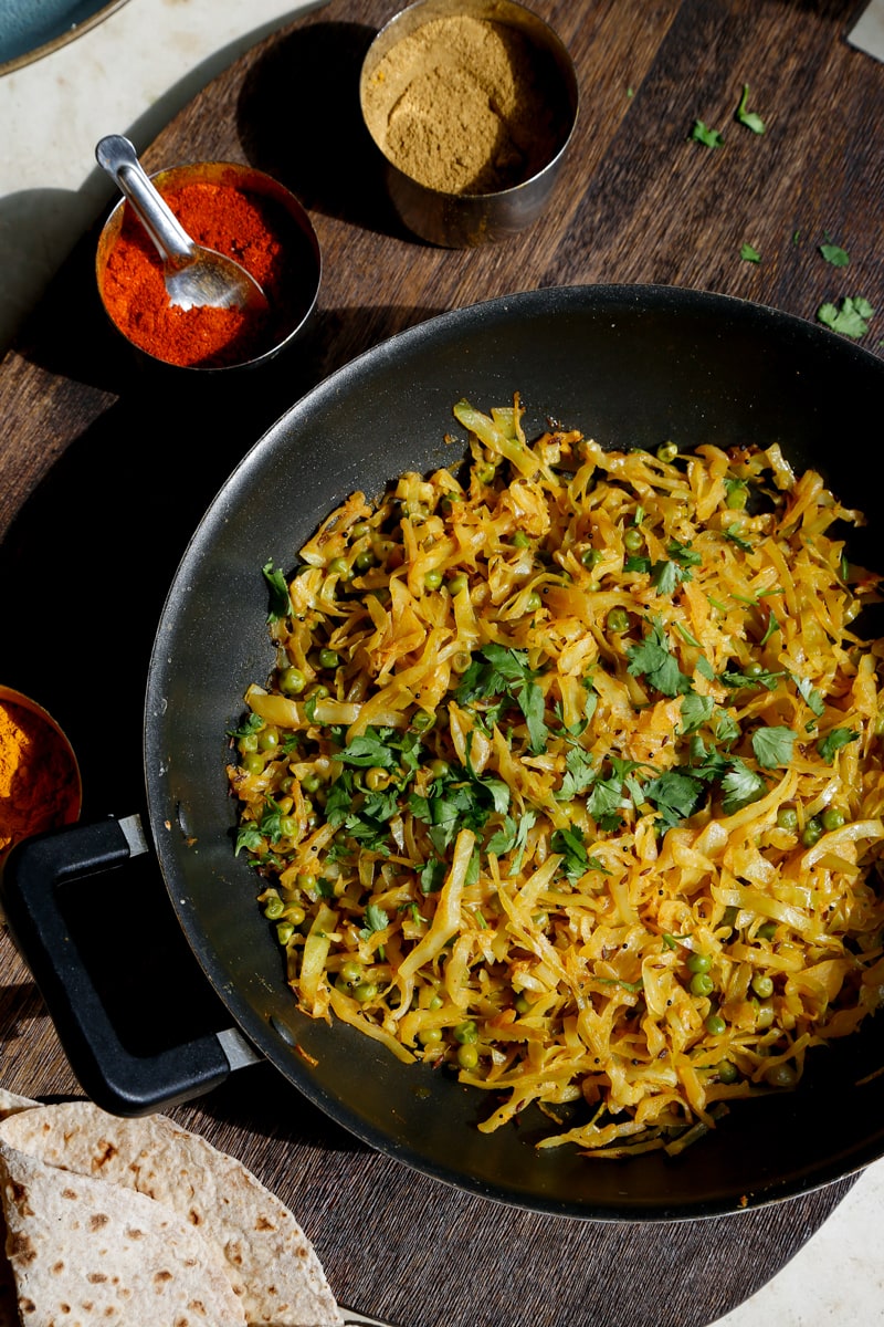 The Most Delicious Quick Curried Cabbage - How To Make Dinner