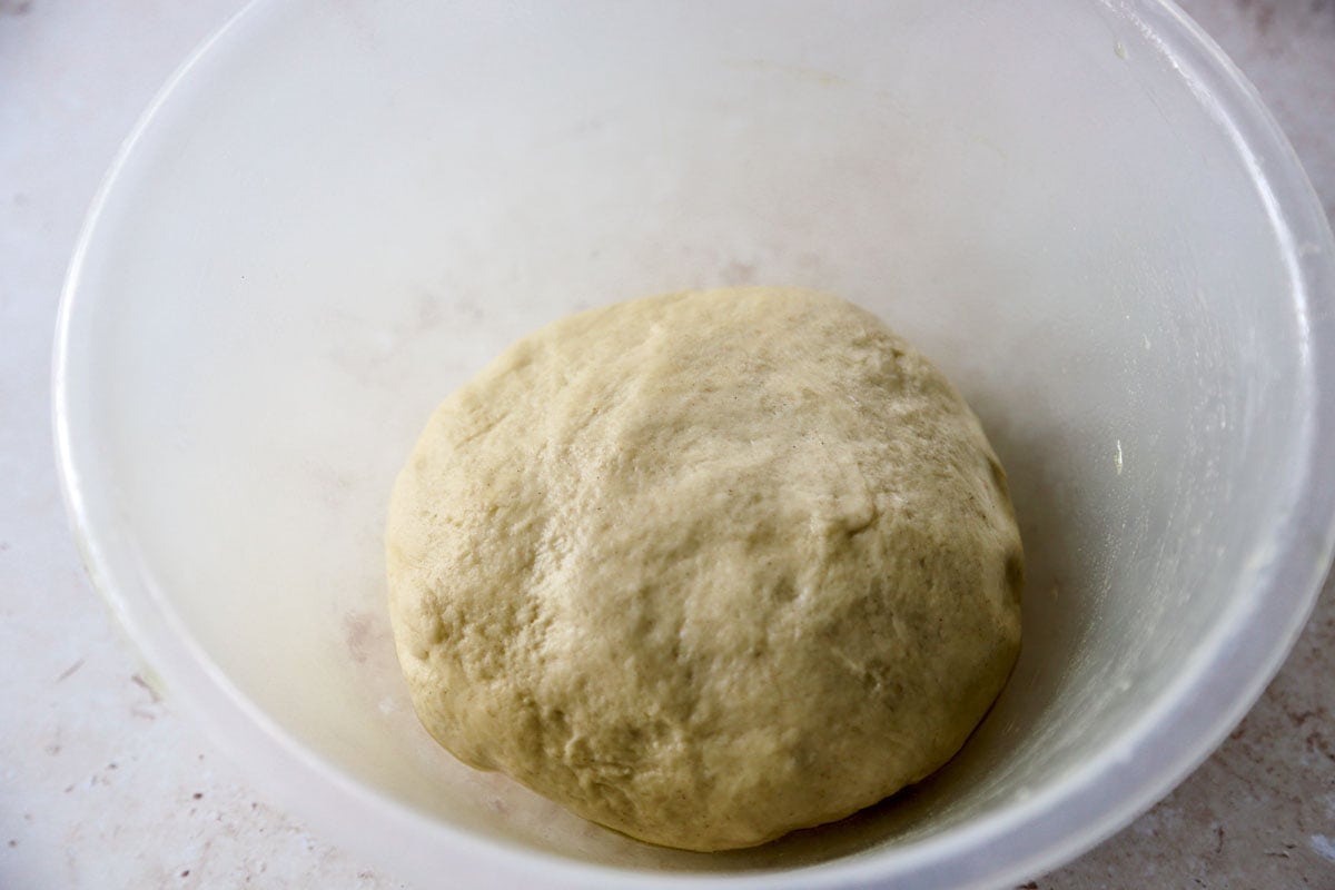 Image of kneaded Babka dough | cookingwithparita.com