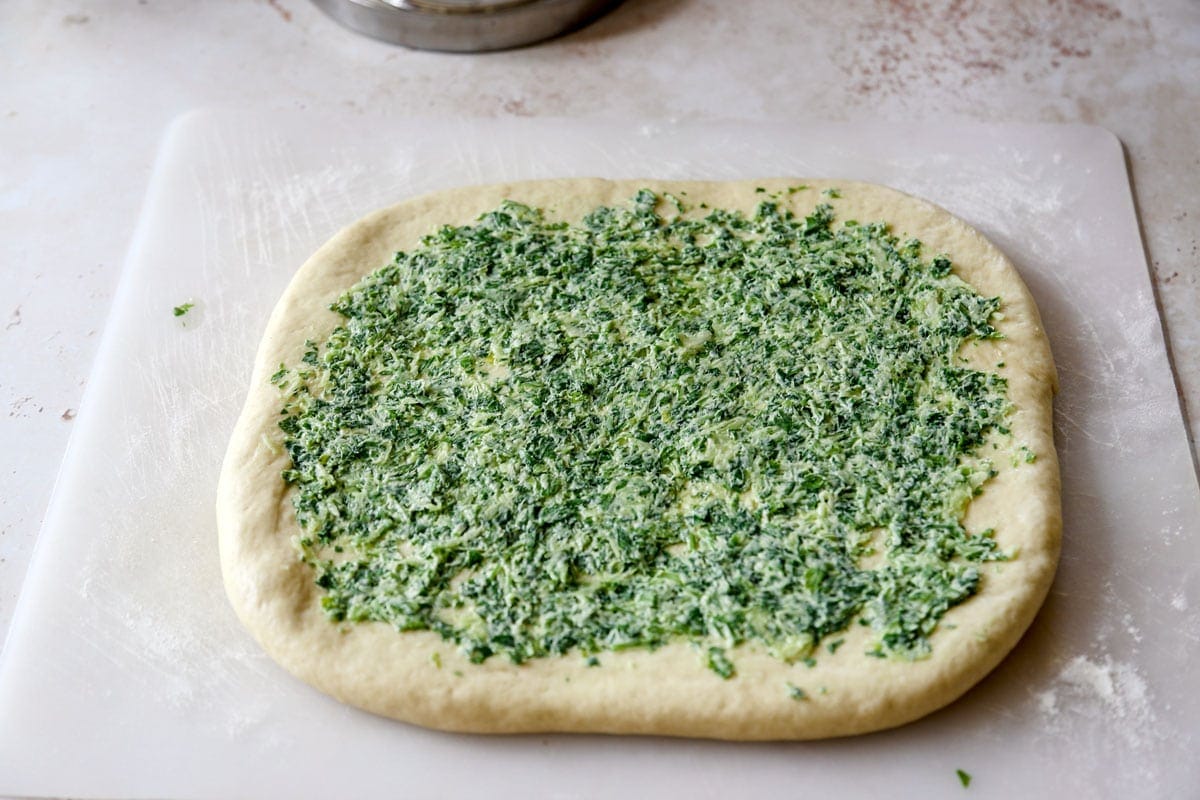 Image of Garlic Butter on Dough | cookingwithparita.com