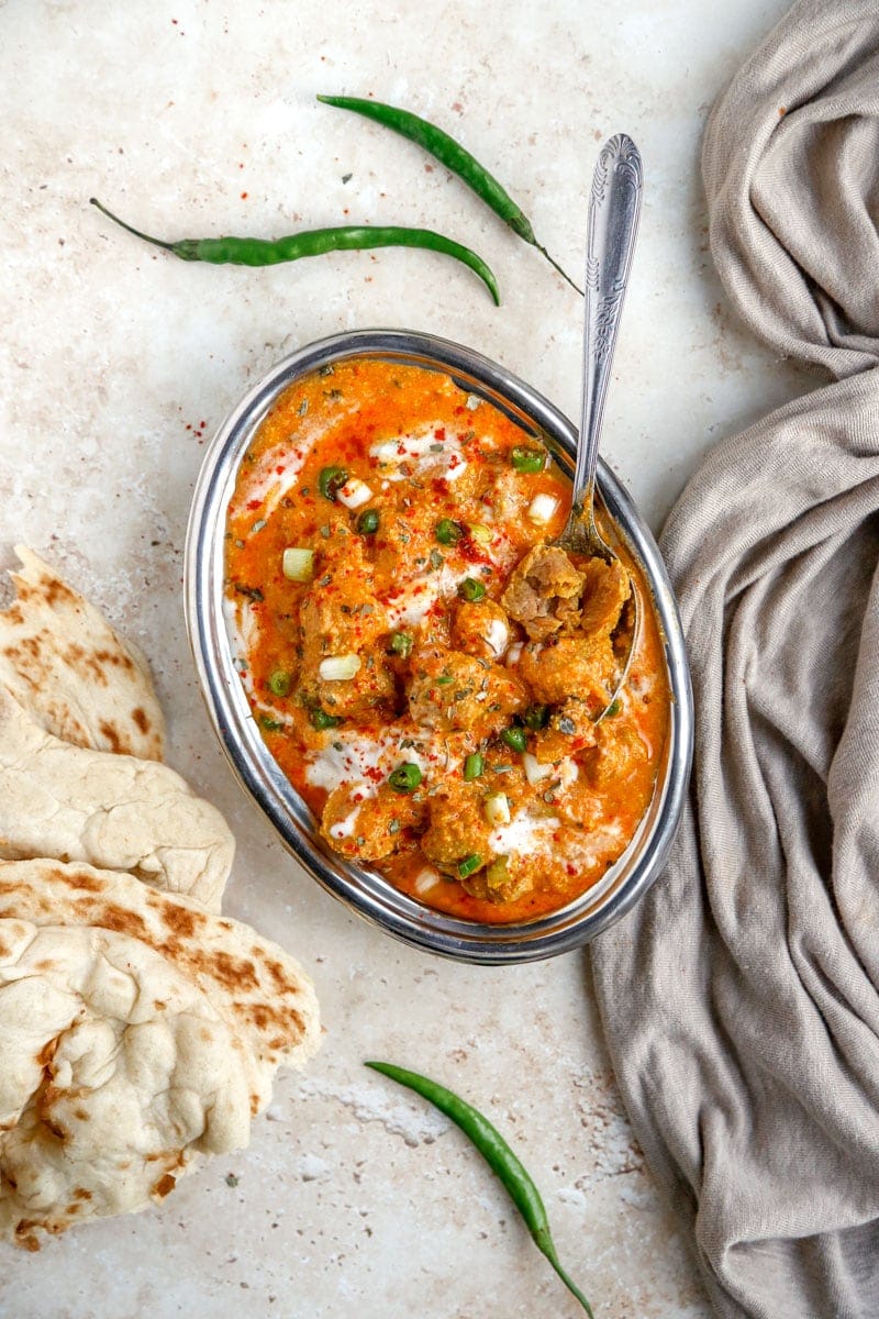 Vegan Soya Chunks Chik'un Curry Recipe - Cooking With Parita