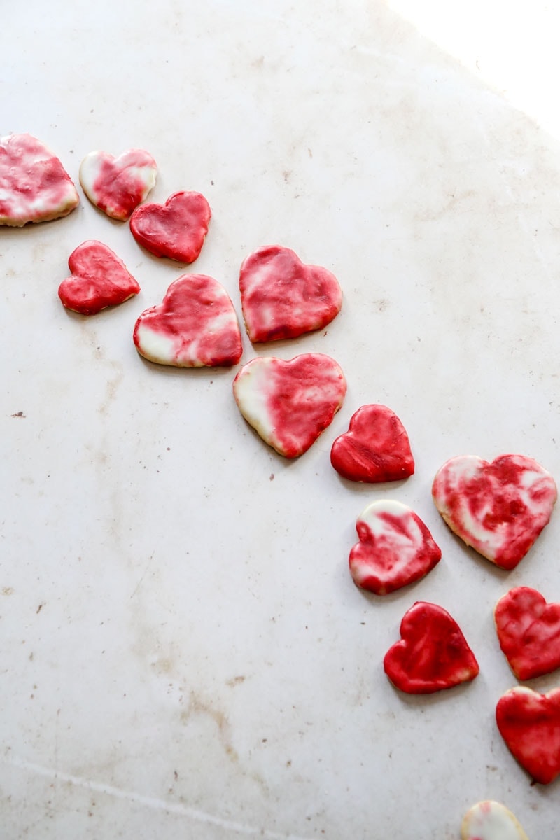 Valentines Vegan Almond Raspberry Cookies | cookingwithparita.com