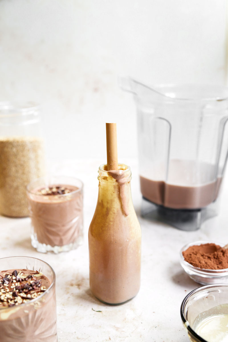 healthy chocolate smoothie | cookingwithparita.com